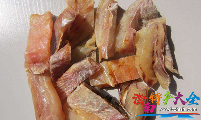 儋州红鱼干切片